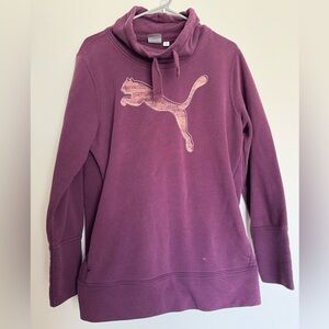 Women’s Puma Cowl Neck Sweatshirt-Size XL